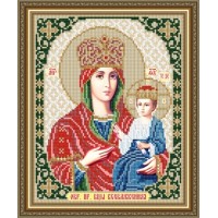 Икона для вышивки бисером  "Пресвятая Богородица Всеблаженная" (Схема или набор)